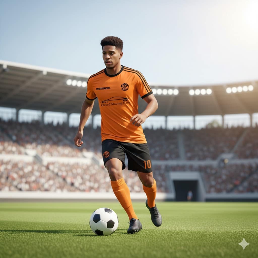 Soccer Uniform Kit – Gullit Peña Academy Orange (Personalizable)