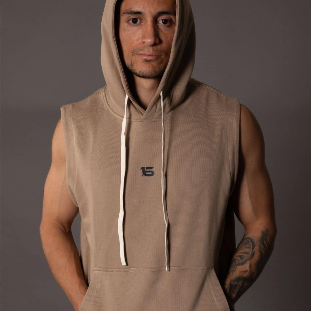Conjunto de Hoodie sin Mangas y Short para Hombre - Imagen 7