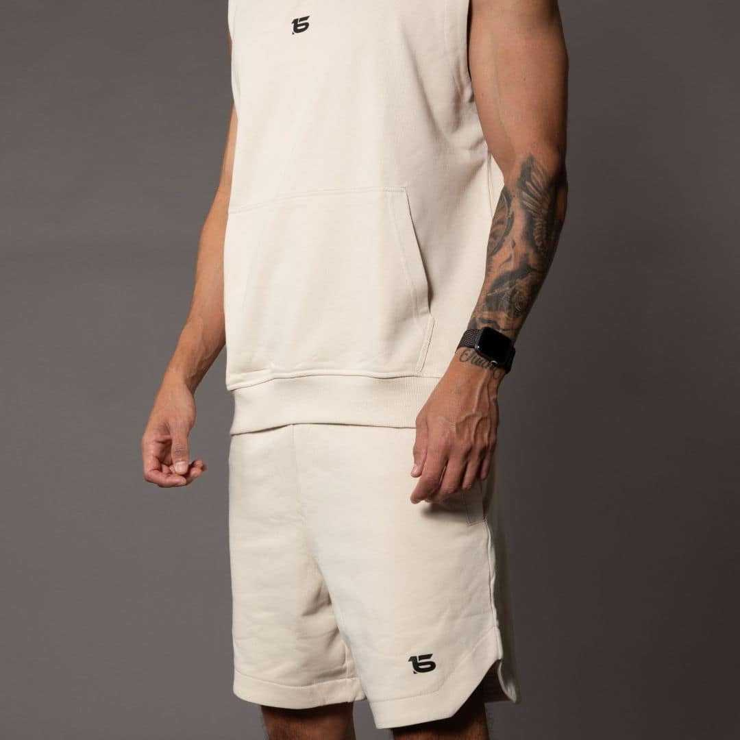 Conjunto de Hoodie sin Mangas y Short para Hombre - Imagen 3