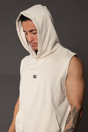 Conjunto de Hoodie sin Mangas y Short para Hombre