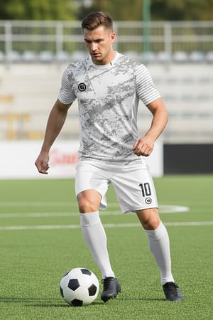 Soccer Uniform Kit – White Slate (Jersey + Short + Calcetas · Adult / Youth / Kids · Personalizable)