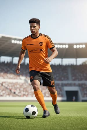 Soccer Uniform Kit – Gullit Peña Academy Orange (Personalizable)